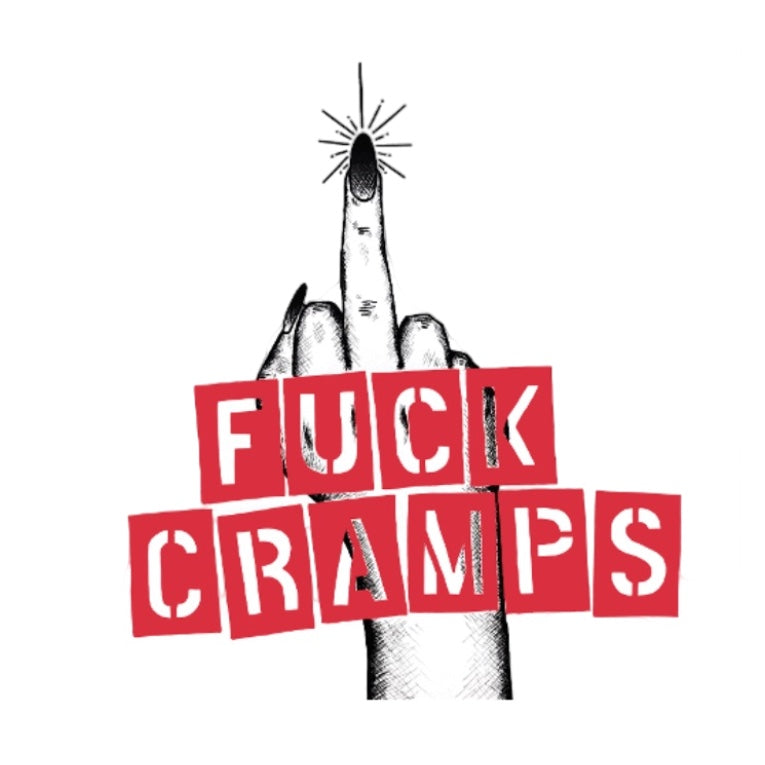Fuck Cramps Sticker